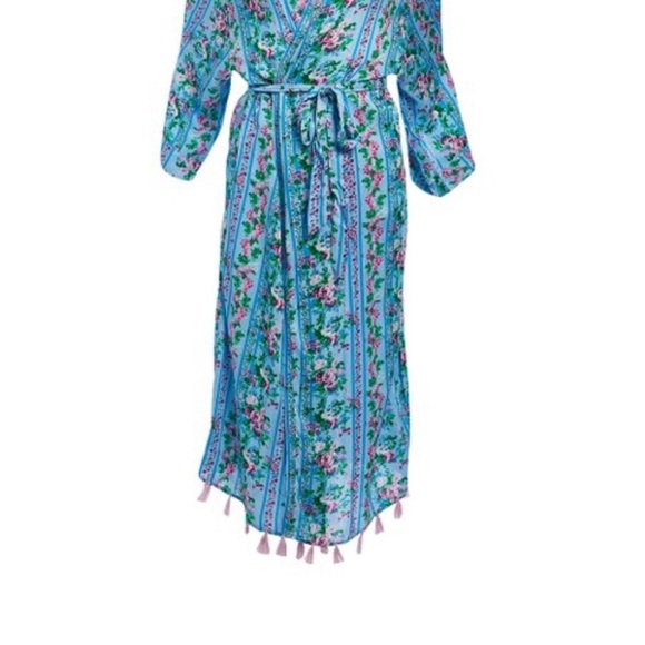 Macbeth collection allisandra floral tassel robe S - Picture 13 of 13
